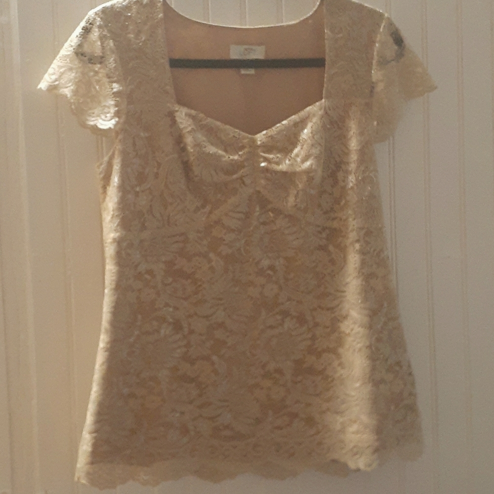 Ann Taylor Loft Lace Top